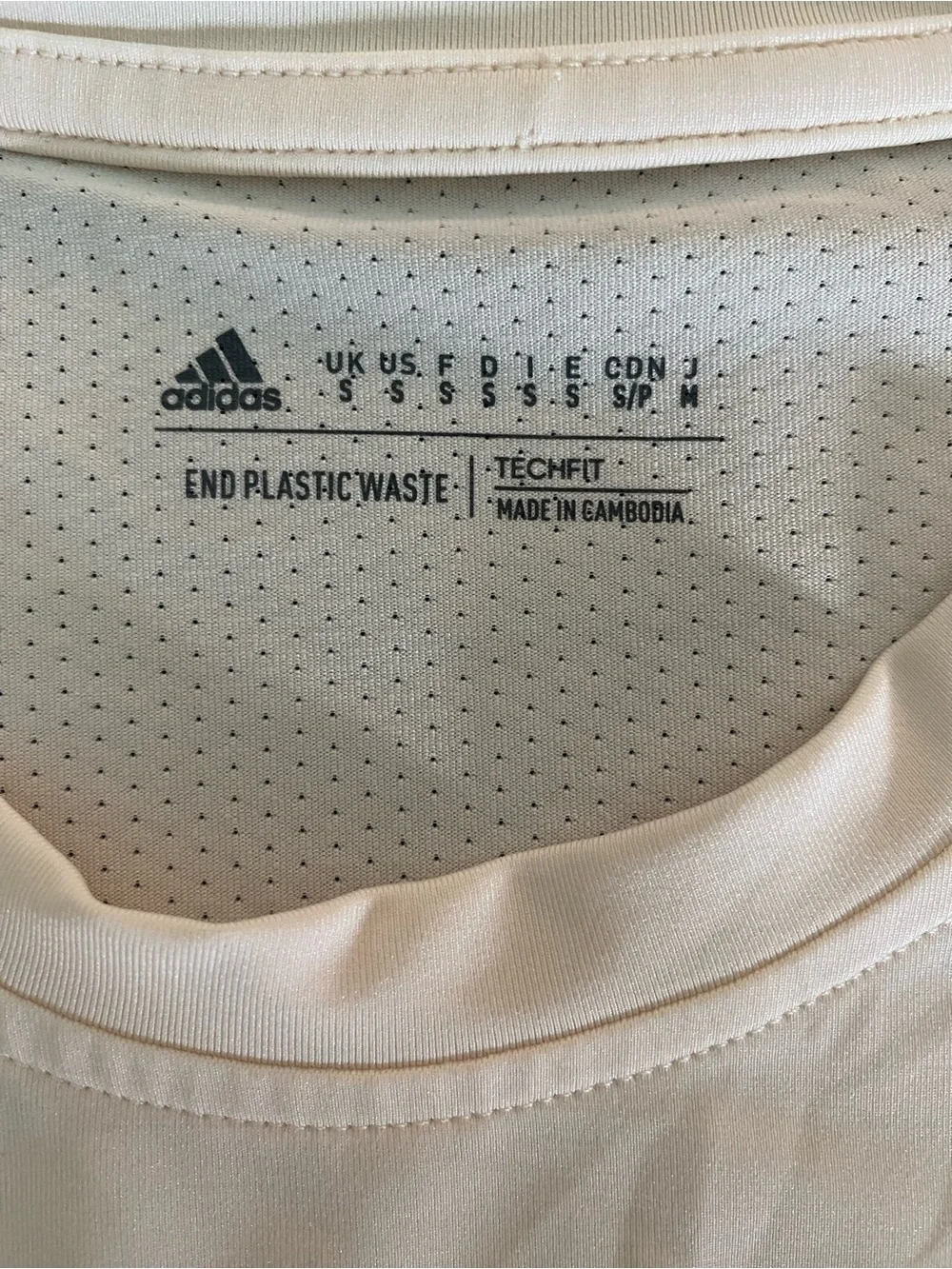 adidas Long Sleeve Top - Light Cream